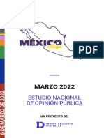 Encuesta Nacional de Opinión Pública Marzo 2022