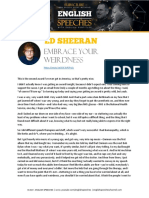 PDF Transcript - Ed Sheeran