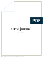 Tarot Journal en Blanco