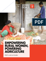 Empowering Rural Women, Powering Agriculture: FAO's Work On Gender