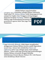 1 Perkembangan Bahasa Indonesia