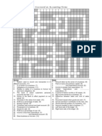 Crossword On Accounting Terms New