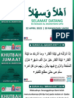 Khutbah Jumaat 22 April (Azim)