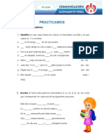 PRACTICAMOS Tildación Diacrítica Blink 5to Grado