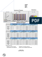 Academic: Progress Report