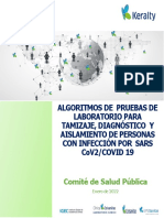 Algoritmos diagnóstico COVID pruebas laboratorio