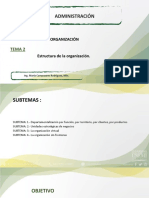 Estructura organizacional