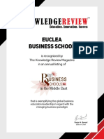 Certificate - Euclea Business School