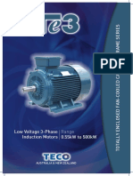 Low Voltage 3-Phase Induction Motors Range 0.55kW To 500kW: Australia & New Zealand