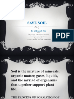 SAVE SOIL: THE IMPORTANCE OF HEALTHY SOIL
