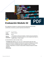 Evaluacin Modulo 02