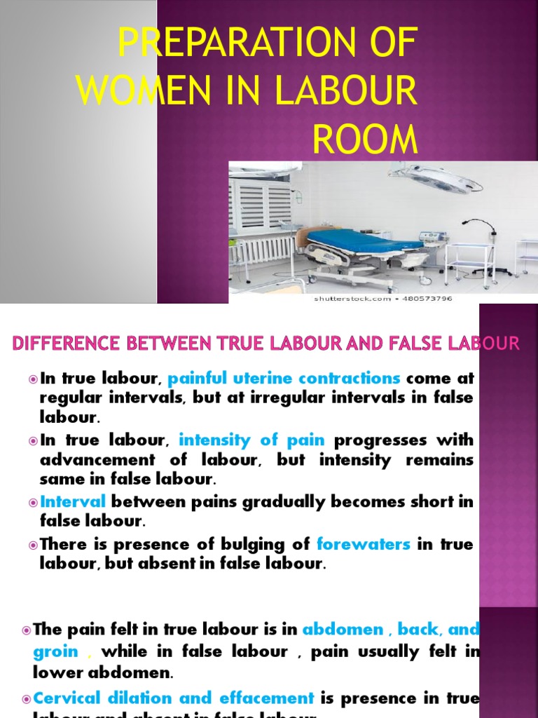 Preparation of Women in Labour | PDF | Childbirth | Women's Health