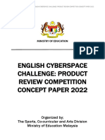 English Cyberspace Challenge Product Review Competition Concept Paper 2022