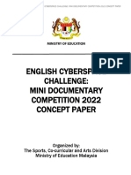 English Cyberspace Challenge - Mini Documentary Competition Concept Paper 2022