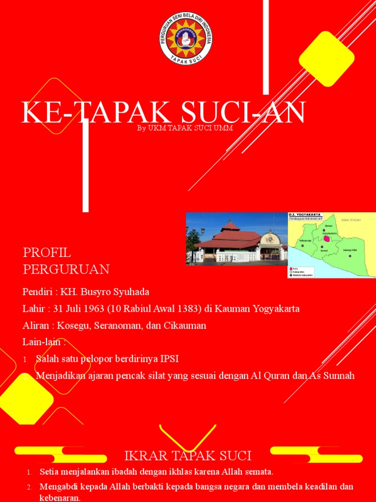 Tapak Suci nilai keagamaan dan budaya