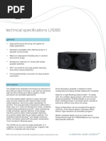 Technical Specifications LR28B: General