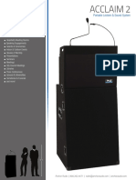 Portable Lectern & Sound System for Presentations, Meetings & More