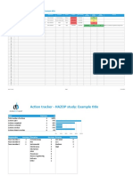 Action Tracker - HAZOP Study: Example Title