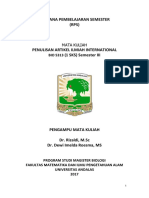 RPS Penulisan Artikel Ilmiah Internasional