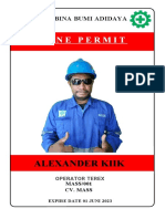 Mine Permit Alex OPT-1