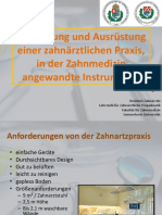 Einrichtung Und Ausrüstung Einer Zahnärztlichen Praxis 2018