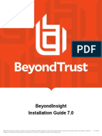 Beyondinsight Installation Guide 7.0