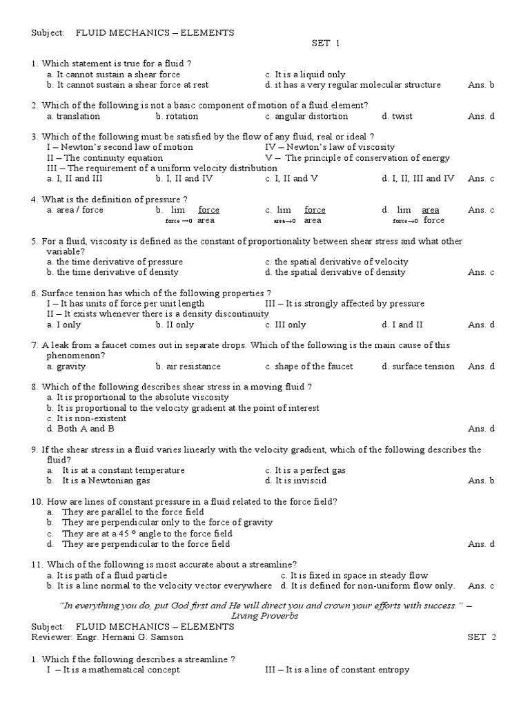 Fluid Mechanics | PDF | Fluid Dynamics | Reynolds Number