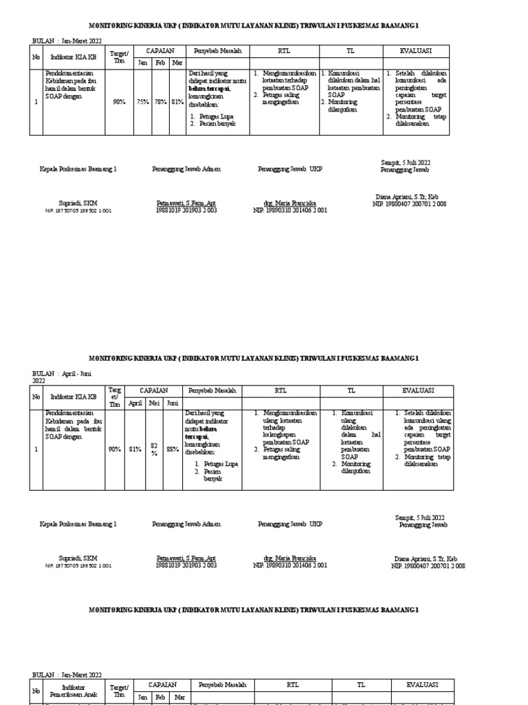 Monitoring Kinerja Ukp PDF