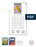 A Word Search From Merriam-Webster's Activity Mysteries: Please Don't Laugh, We Lost A Giraffe!