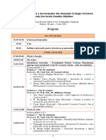 Program Conferința Caraiman - 2022