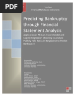 Download Predicting Bankruptcy Through Financial Statement Analysis by Rashed Al Ahmad Tarique SN58237131 doc pdf