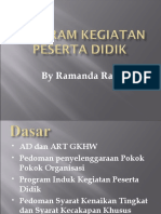 2.11. Program Kegiatan Peserta Didik