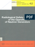 Radiological Safety Aspects of The Operation of Neutron Generators