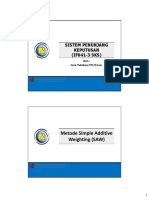 Metode Simple Additive Weighting