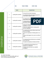 KS2 Science Y3 P1 Overview