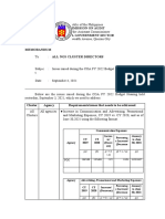 Commission On Audit National Government Sector: (A) (B) (C B - A) (D C / A) (E)