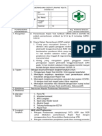 SOP Pemeriksaan Cepat (Rapid Test) Covid-19