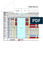 Design Time Plan - Injection Mould