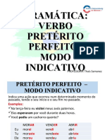 Gramática Verbo Pretérito Perfeito Modo Indicativo - U2