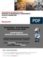 Maintenance Service Plan: Avionics & Mechanical Components - Pilatus Operators
