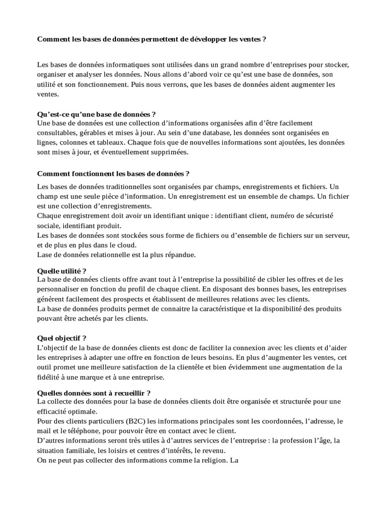 NSI Grand Oral Download Free PDF Bases de données Business