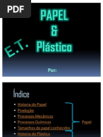 Materiais-Papel e Plástico