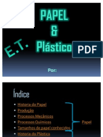 Materiais-Papel e Plástico