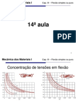 Concentração de Tensões em Flexão