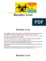 Biosafety Level: Chitradevi.K Assistant Professor Kcet