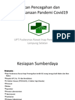 Kegiatan Pencegahan Dan Penatalaksanaan Pandemi Covid 19 Untuk Presentasi 10 Mei 2020