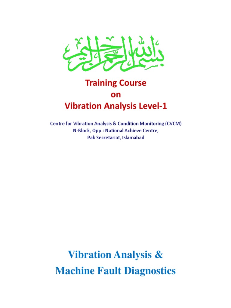 Vibration Analysis and Fault Diagnostics | PDF | Gear | Bearing ...