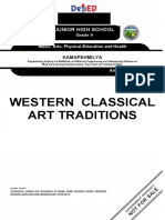 ARTS 9 Western Classical Art Traditions - Week 3 CORONADO
