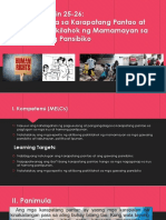 14 Karapatang Pantao at Pansibiko AR 25-26 Q4 AP10