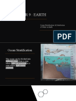 Chapter 9: Earth: Ocean Stratification & Distribution of Water On Earth